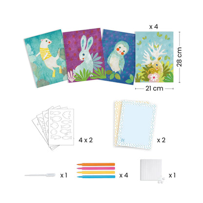 KIT DE PEINTURE AVEC PAPIER ABSORBANT