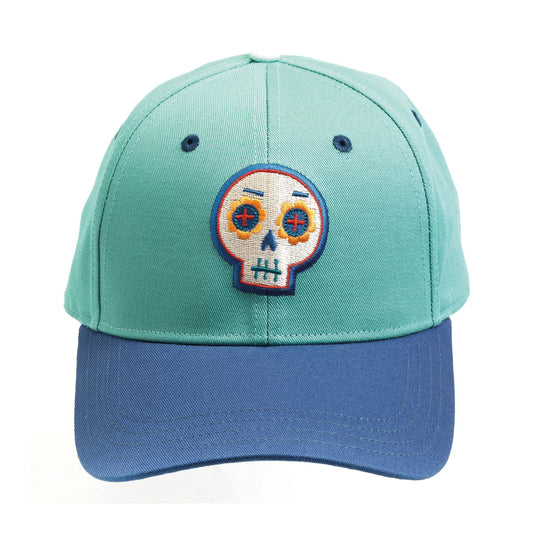 MÜTZE MIT SCHIRM UND TOTENKOPF