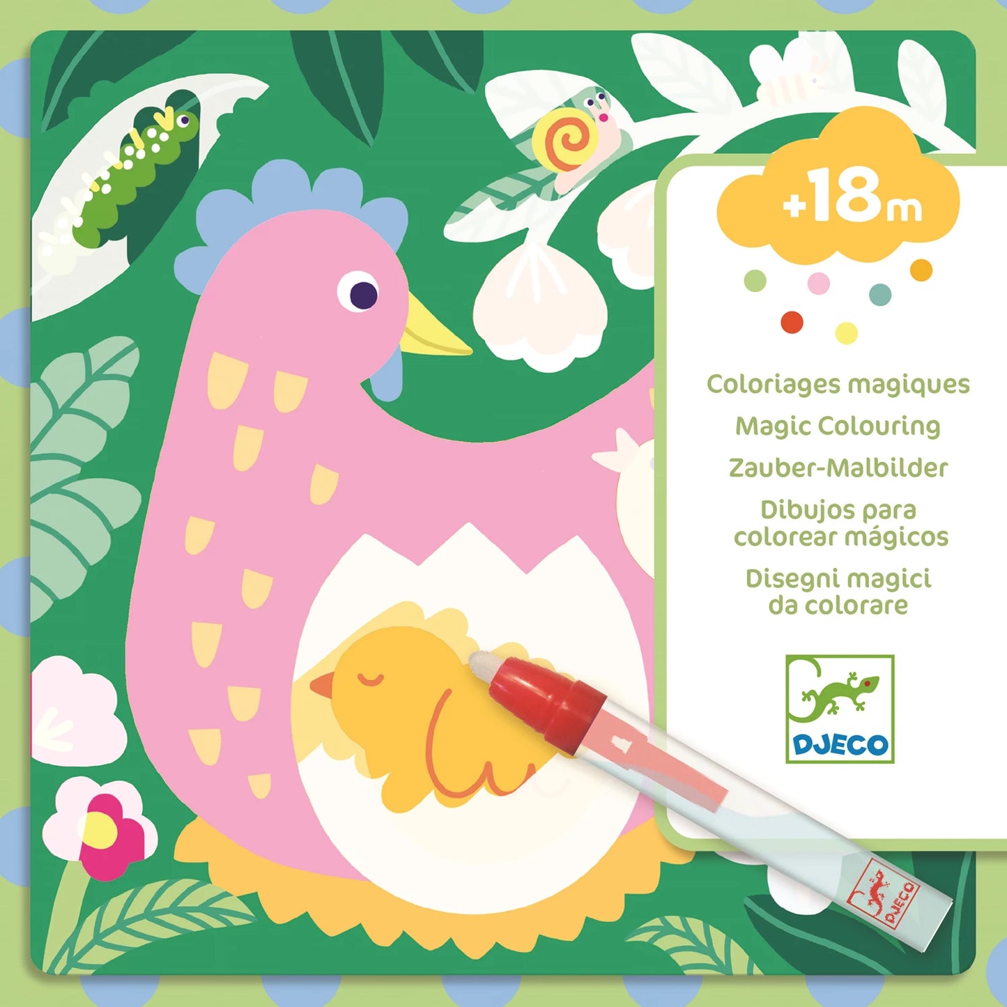 MAGISCHE AUSMALBILDER VON GARTENTIERBABYS