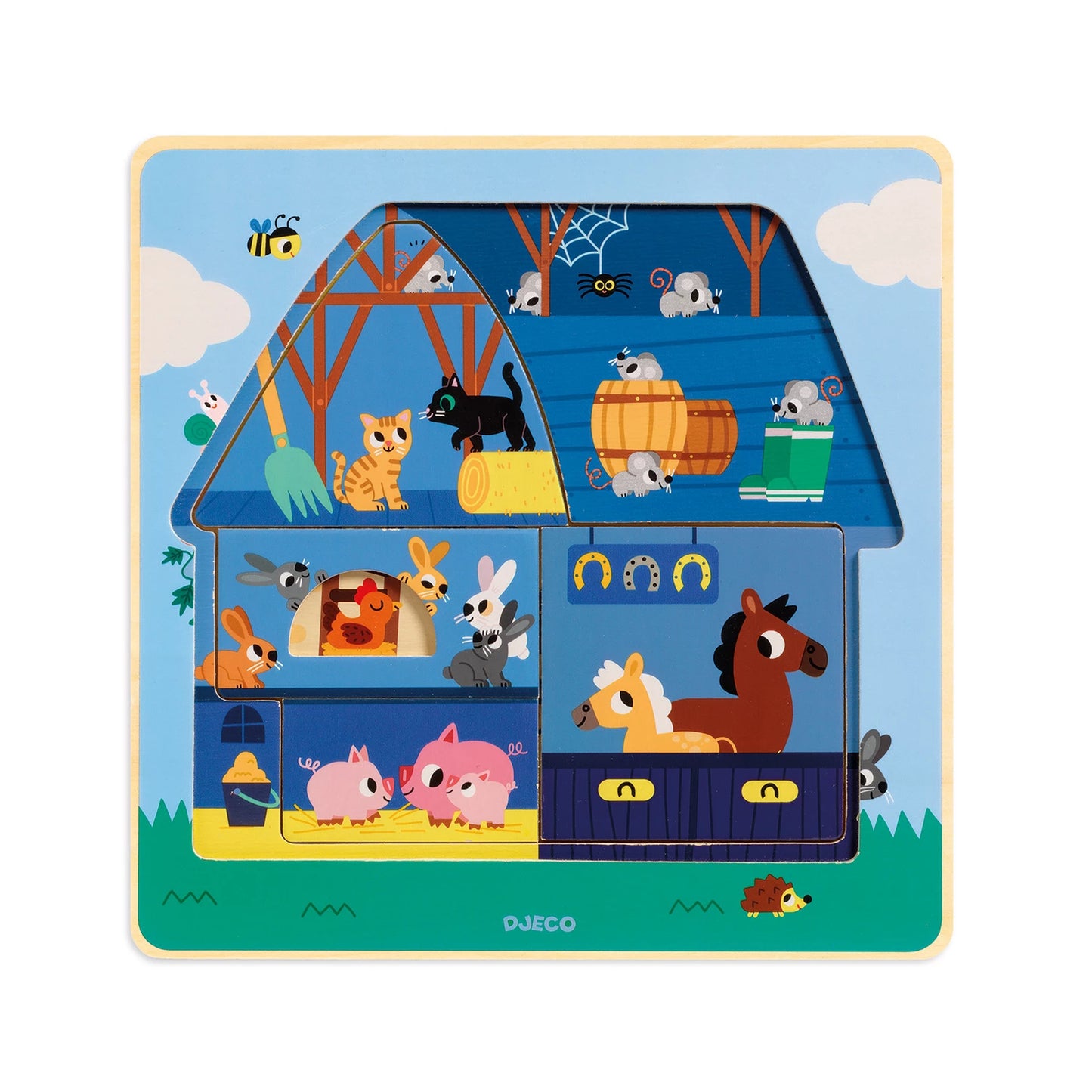 PUZZLE A STRATI CHEZ MOO