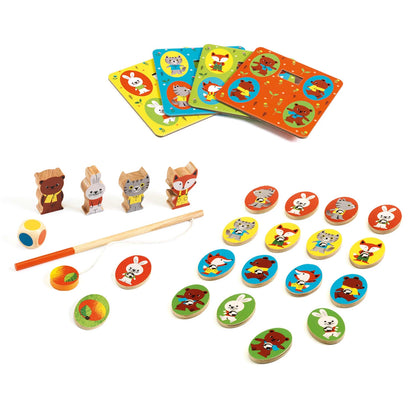GIOCO MAGNETICO LUDO WOOD