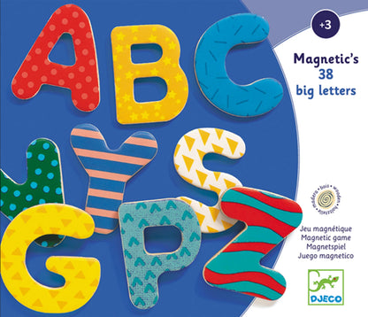 MAGNETE, 38 BUCHSTABEN, GROSS, FARBIG