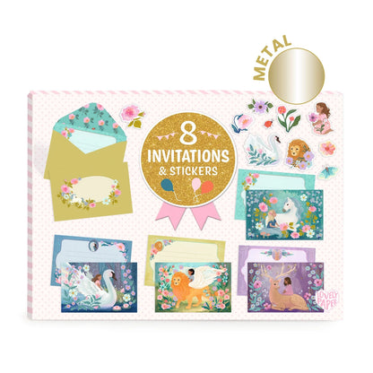 EINLADUNGSKARTEN-SET MIT MAGISCHEN KREATUREN