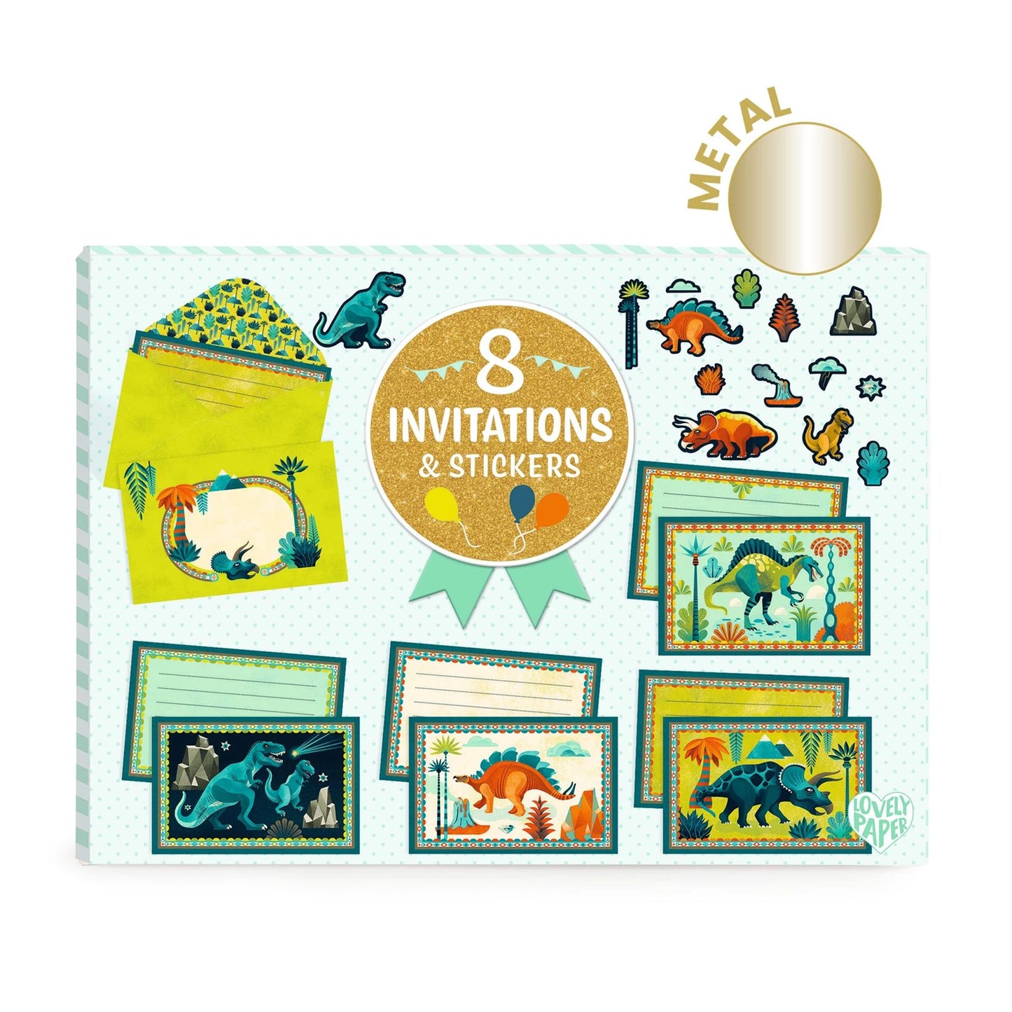 SET DI BIGLIETTI D'INVITO DINO