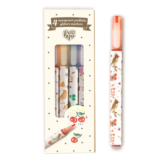4 GLITZERSTIFTE TINOU