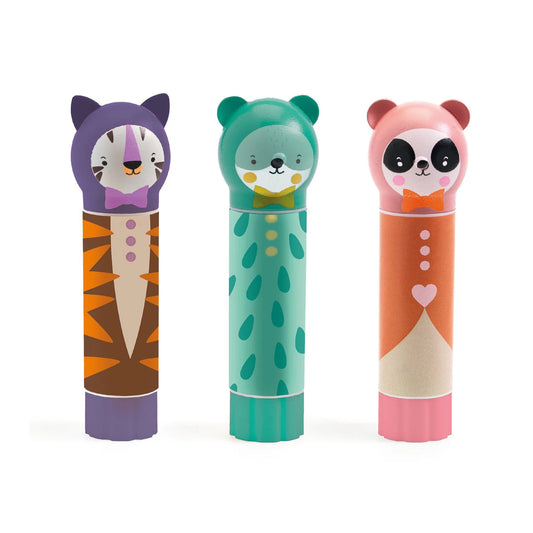 KLEBESTIFTE TIERE 3X3