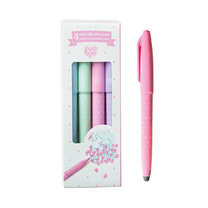 4 CRAYONS PASTEL EFFANÇABLES