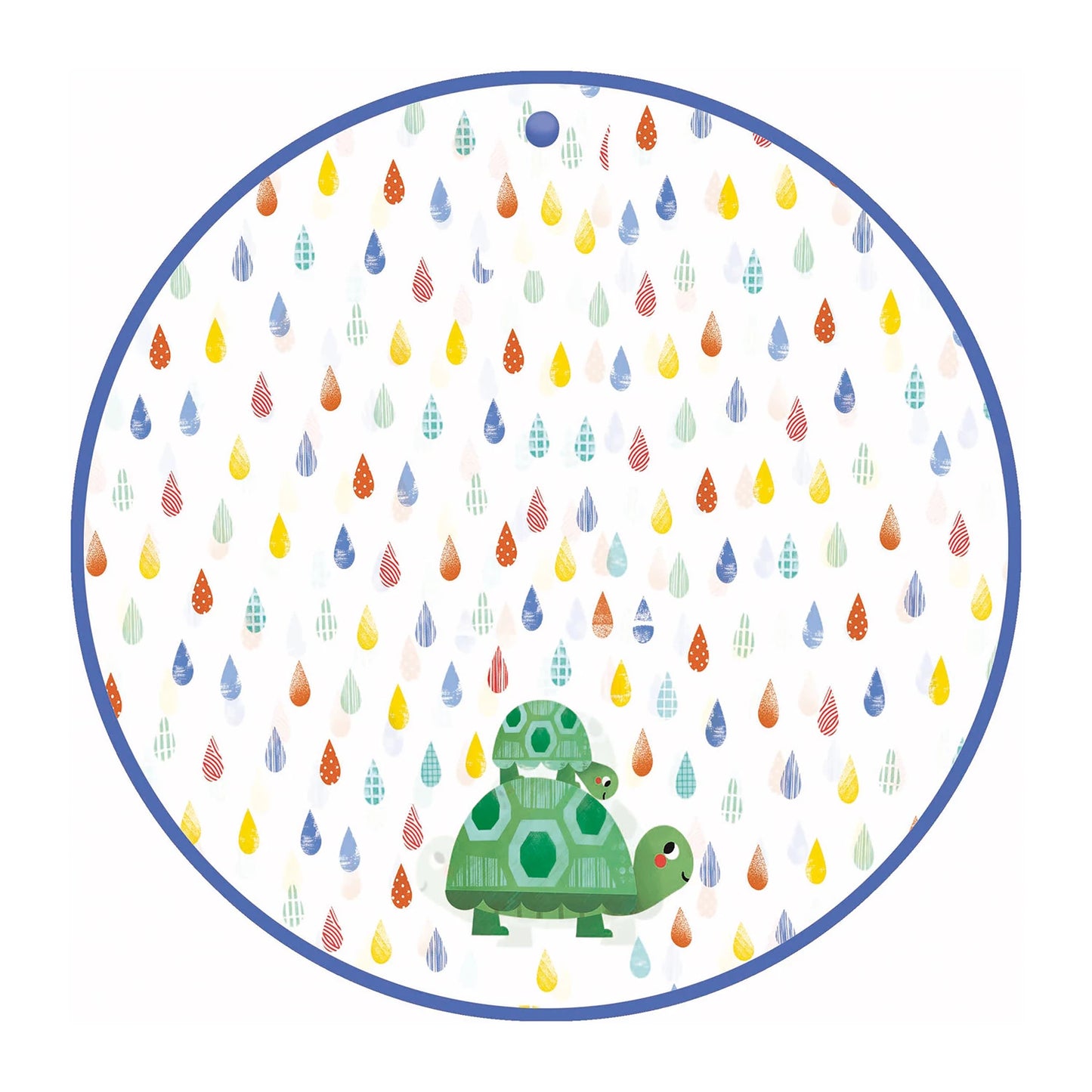 PONCHO IMPERMÉABLE EN FORME DE TORTUE (80X46 CM)
