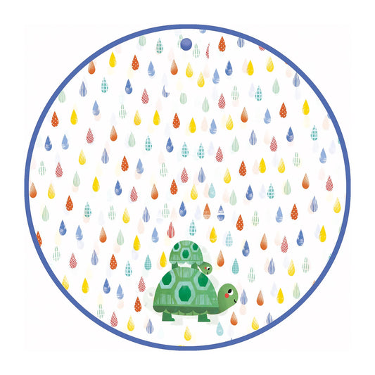 REGENPONCHO IN FORM EINER SCHILDKRÖTE (80X46 CM)
