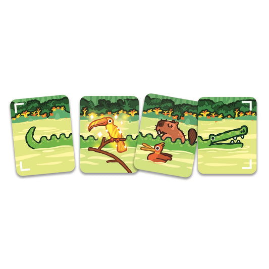 KARTENSPIEL SAFARI CROCO (MEHRSPRACHIG)