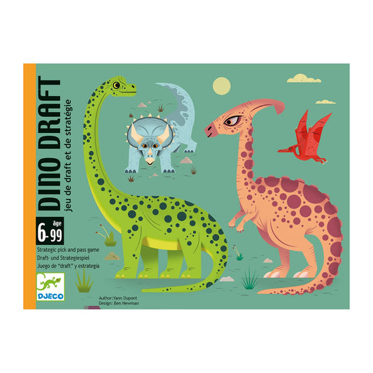 DINO DRAFT KARTENSPIEL (MEHRSPRACHIG)