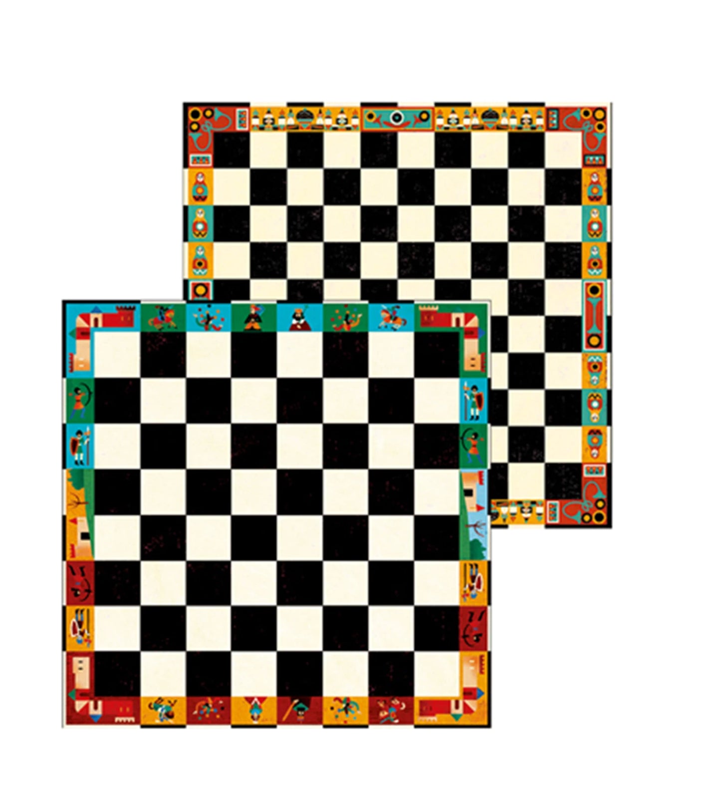 ÉCHECS ET DAMES (MULTILINGUE)