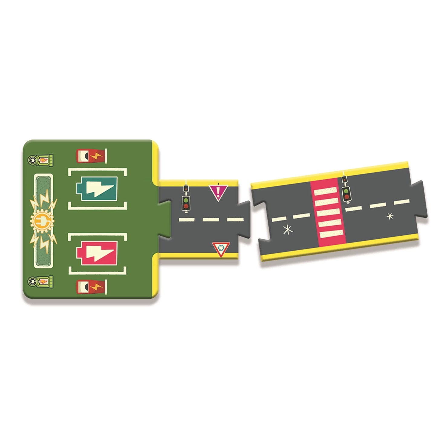 PUZZLE CIRCUIT DE COURSE CRAZY MOTORS, 26 PIÈCES