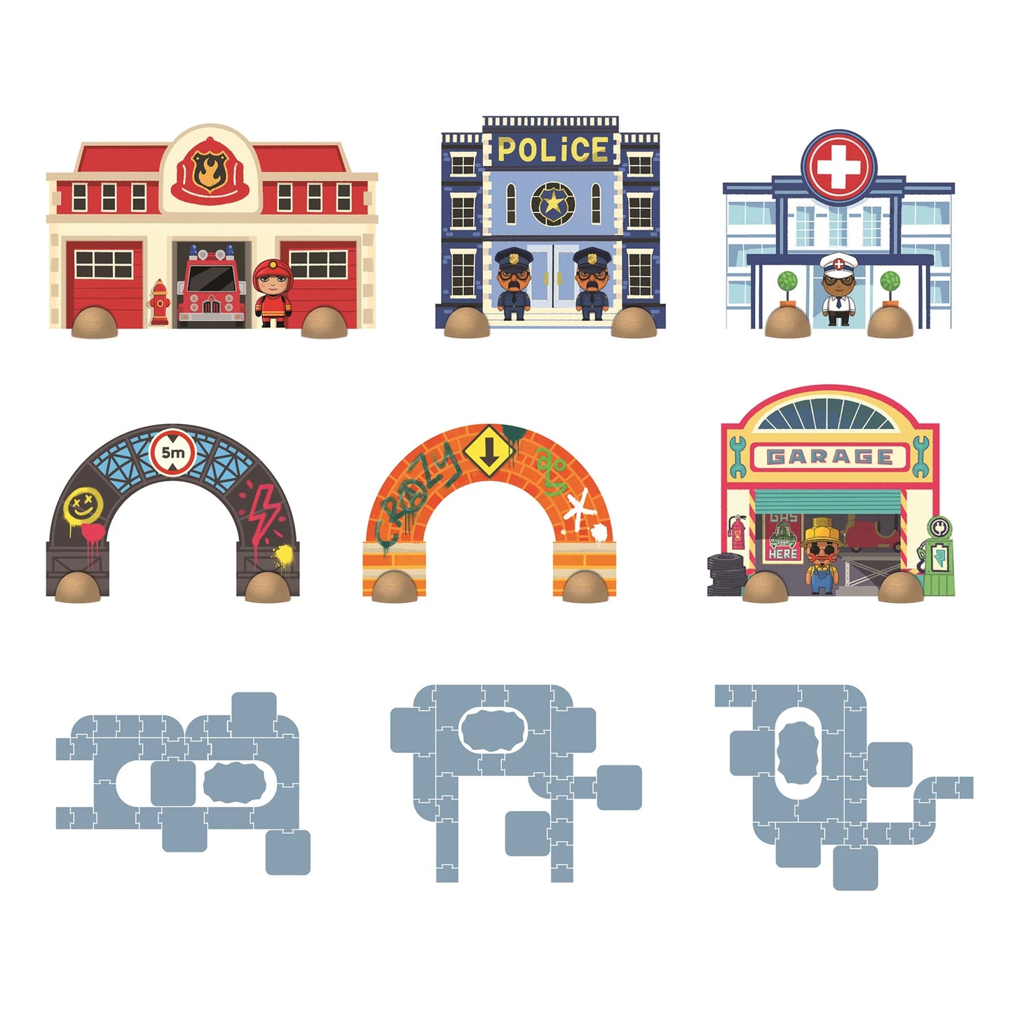 PUZZLE'UP CITY 33 PIÈCES