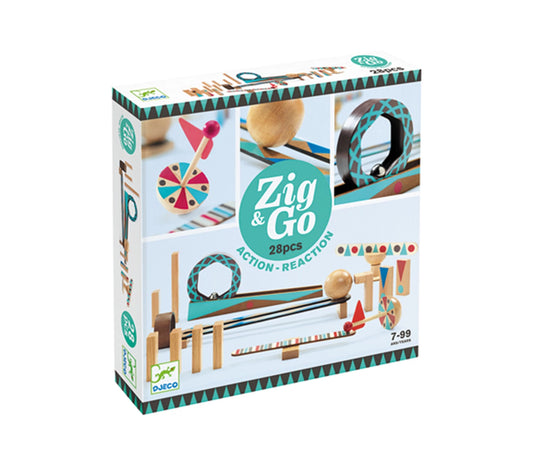 ZIG & GO KETTENREAKTIONSSPIEL, 28 TEILE