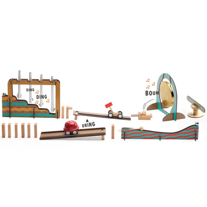GIOCO DI REAZIONE A CATENA ZIG & GO, 52 PEZZI