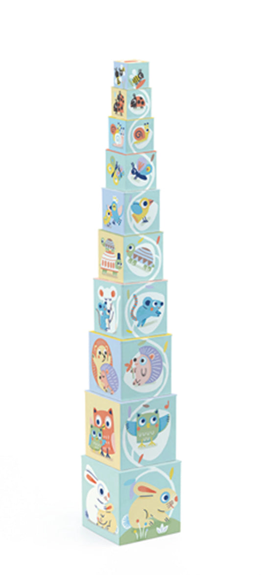 BABYBLOCKS PYRAMIDE (10 WÜRFEL)