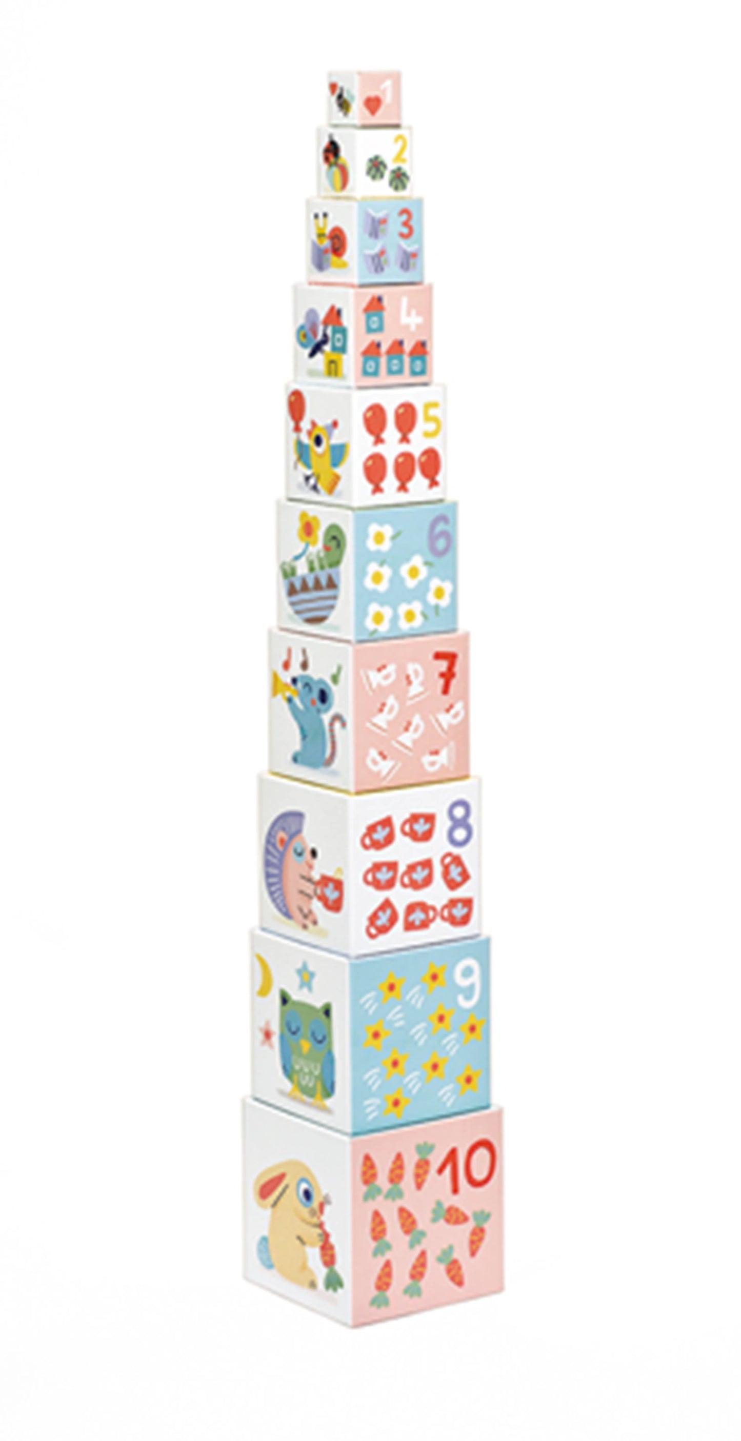 PIRAMIDE BABYBLOKI (10 CUBI)