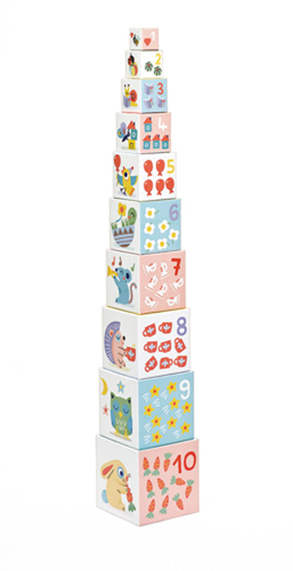 PIRAMIDE BABYBLOKI (10 CUBI)