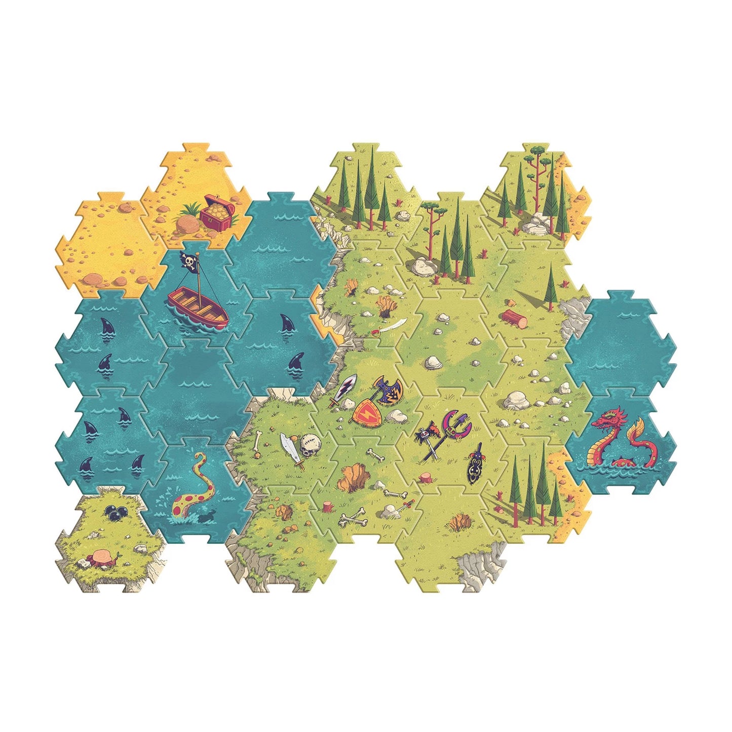 PUZZLE GIGANTE DELLA BATTAGLIA, 30 PEZZI
