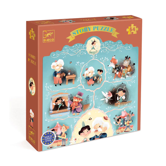 PUZZLE PINOCCHIO-GESCHICHTE, 54 TEILE