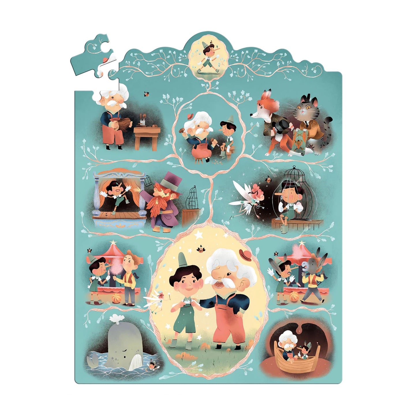 PUZZLE PINOCCHIO-GESCHICHTE, 54 TEILE