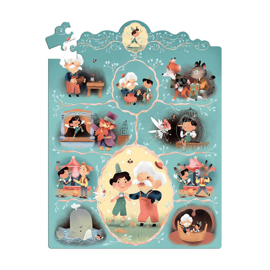 PUZZLE PINOCCHIO-GESCHICHTE, 54 TEILE
