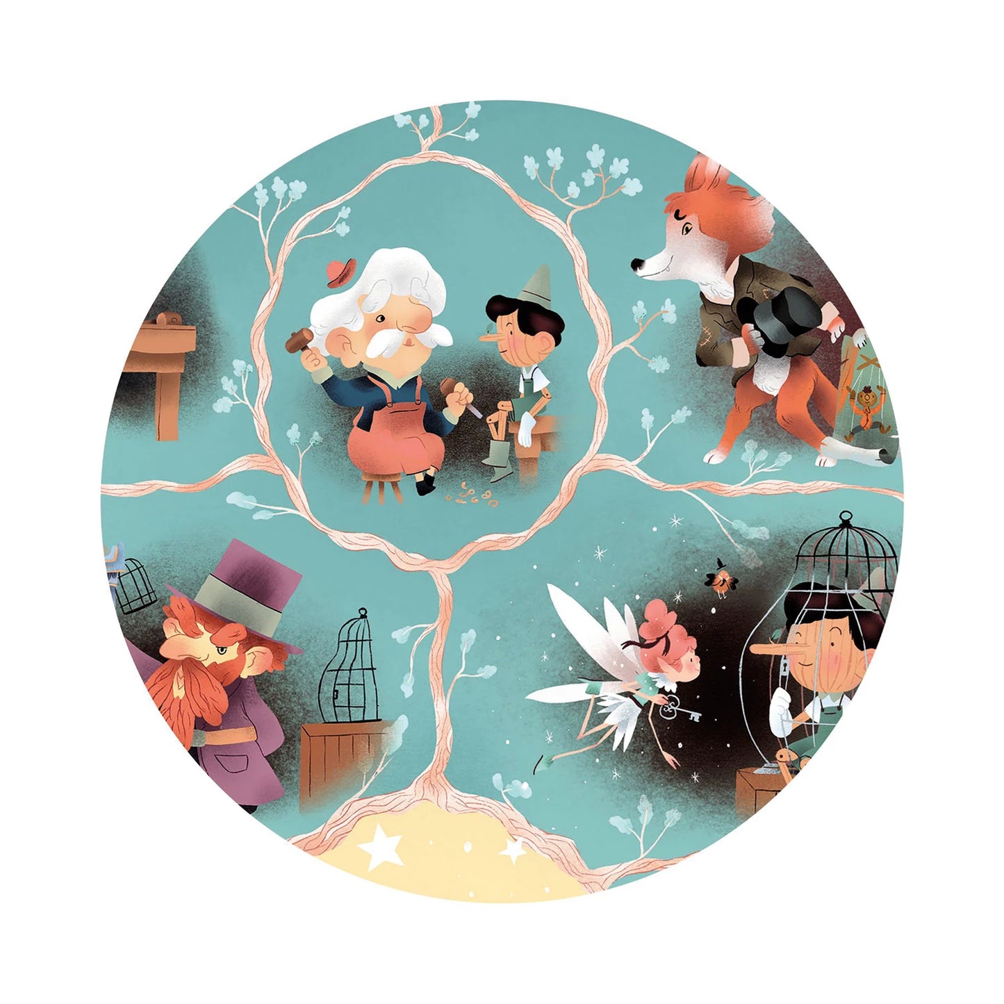 PUZZLE PINOCCHIO-GESCHICHTE, 54 TEILE