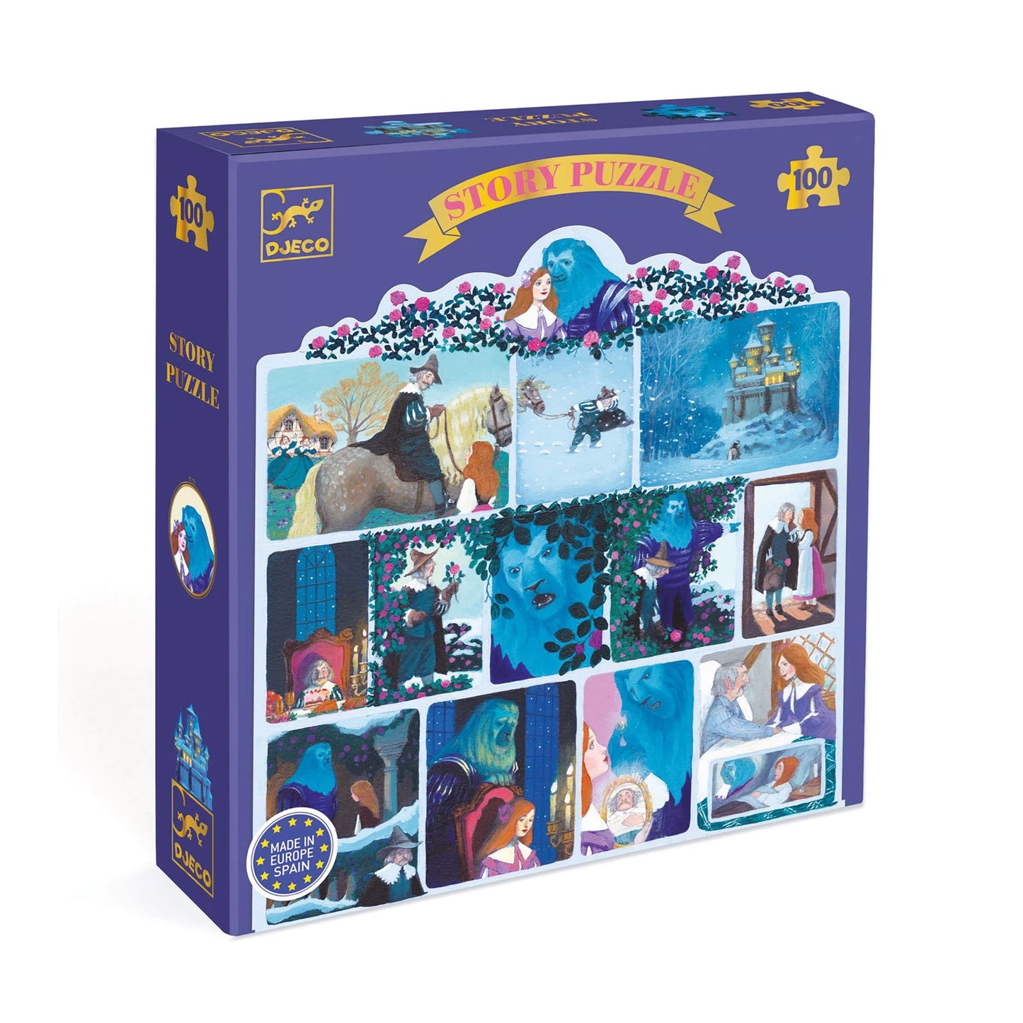 GESCHICHTEN-PUZZLE DIE SCHÖNE UND DAS BIEST 100 TEILE