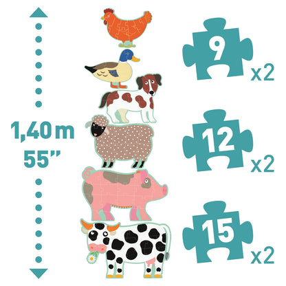 HONORÉ UND FREUNDE RIESENPUZZLE 9/12/15 TEILE
