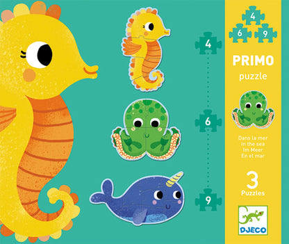 ERSTES PUZZLE: IM MEER, 4/6/9 TEILE