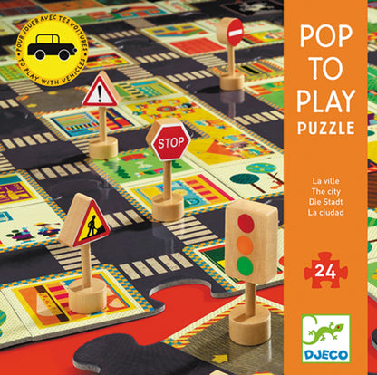 RIESENPUZZLE DIE STADT 24 TEILE