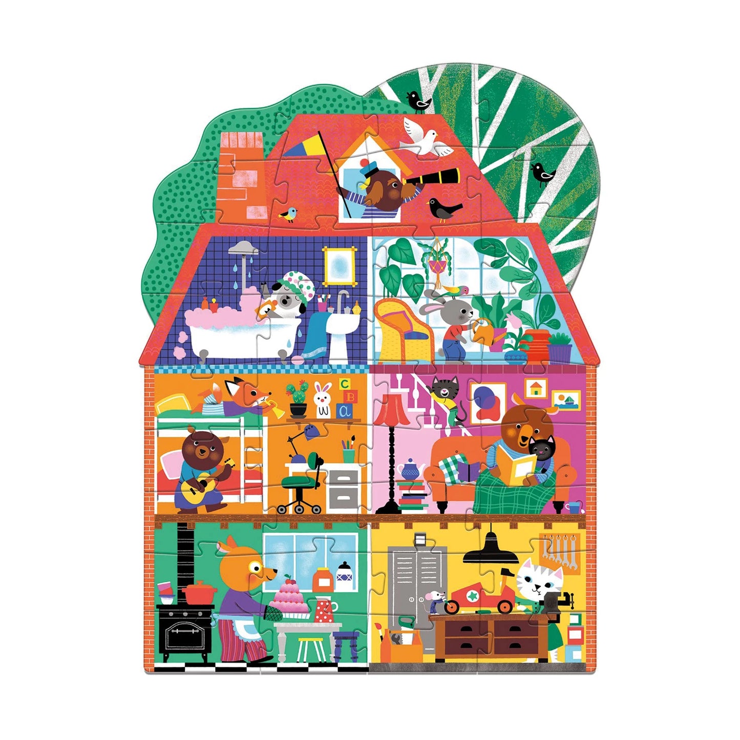 PUZZLE KLEINE FREUNDE HAUS 36 TEILE
