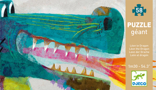 RIESENPUZZLE LEON DER DRACHE, 58 TEILE