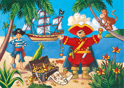 PUZZLE SCHATZINSEL 36 TEILE