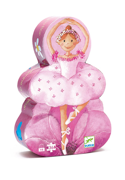 PUZZLE DIE BALLERINA MIT DER BLUME 36 TEILE