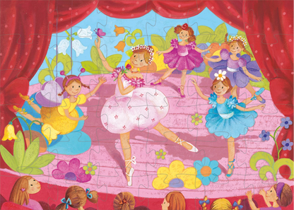 PUZZLE DIE BALLERINA MIT DER BLUME 36 TEILE