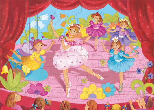 PUZZLE DIE BALLERINA MIT DER BLUME 36 TEILE