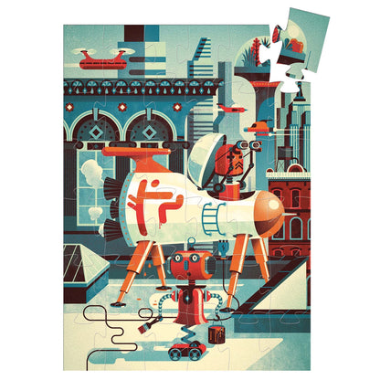 PUZZLE BOB DER ROBOTER, 36 TEILE