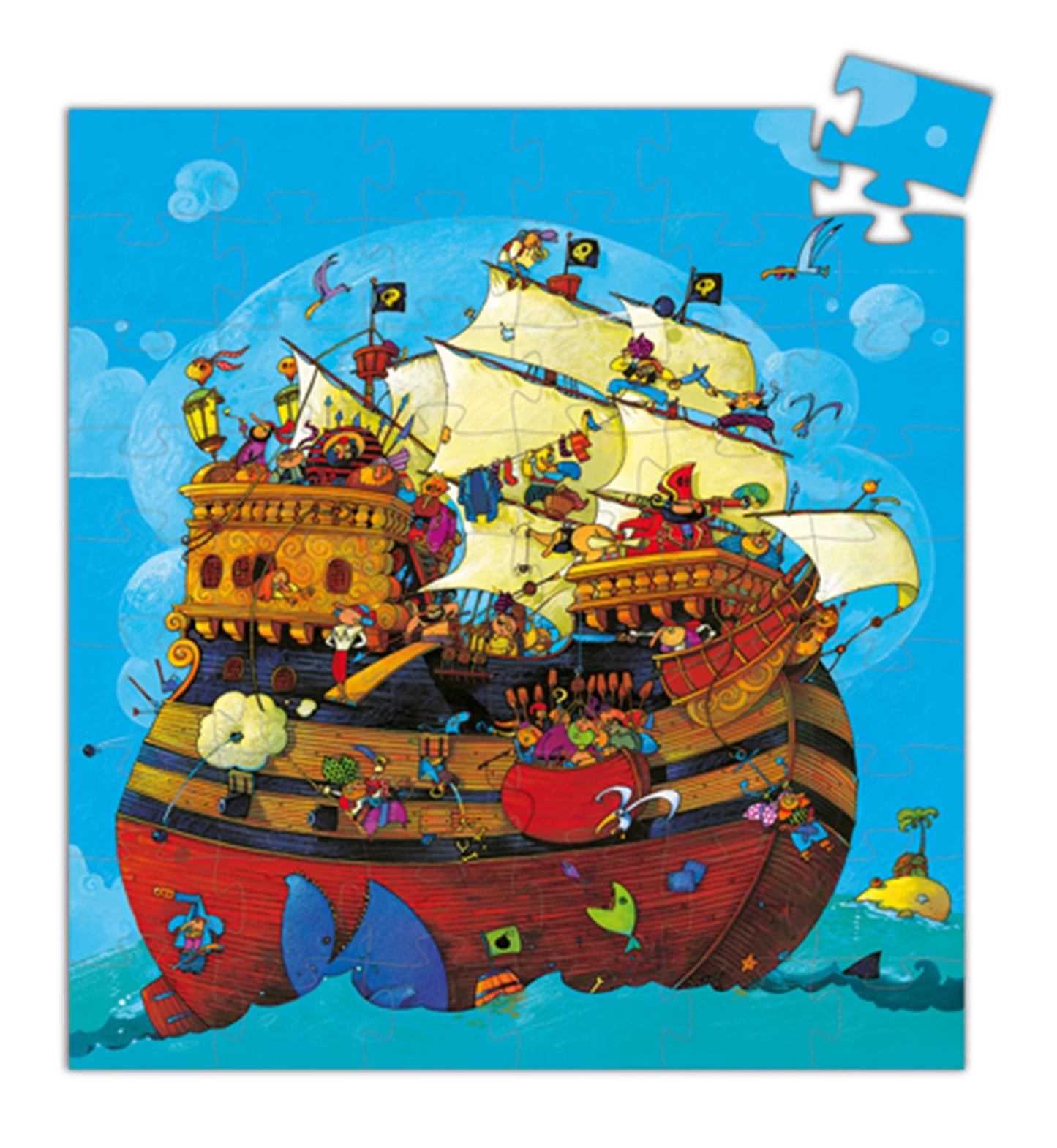 PUZZLE BARBAROSSAS SCHIFF, 54 TEILE
