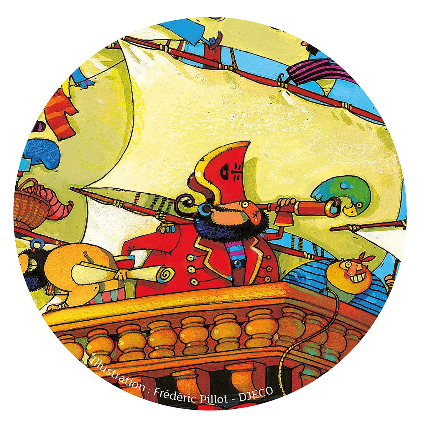 PUZZLE BARBAROSSAS SCHIFF, 54 TEILE