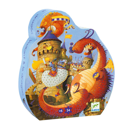 PUZZLE VAILLANT UND DER DRACHE, 54 TEILE