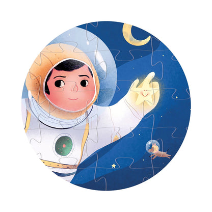 PUZZLE ASTRONAUT AUF DEM MOND 36 TEILE