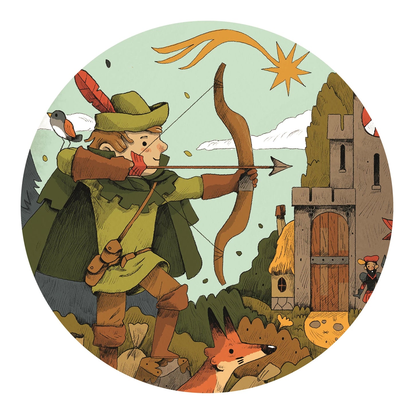 PUZZLE DI ROBIN HOOD, 36 PEZZI