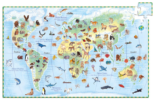 TIERRÄTSEL DIE WELT DER TIERE 100 TEILE (INKL. HEFT)