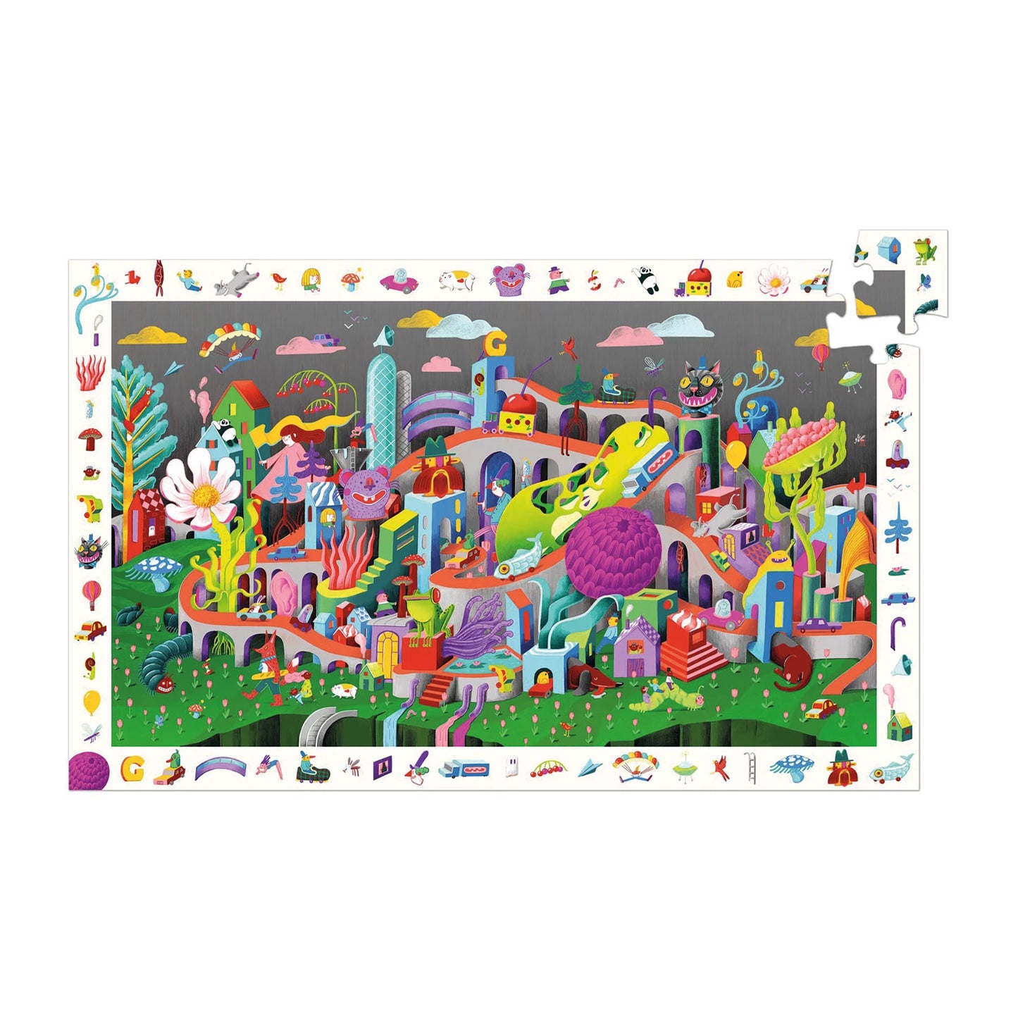 WIMMELBILD-PUZZLE CRAZY TOWN, 200 TEILE
