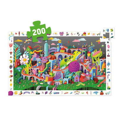 WIMMELBILD-PUZZLE CRAZY TOWN, 200 TEILE