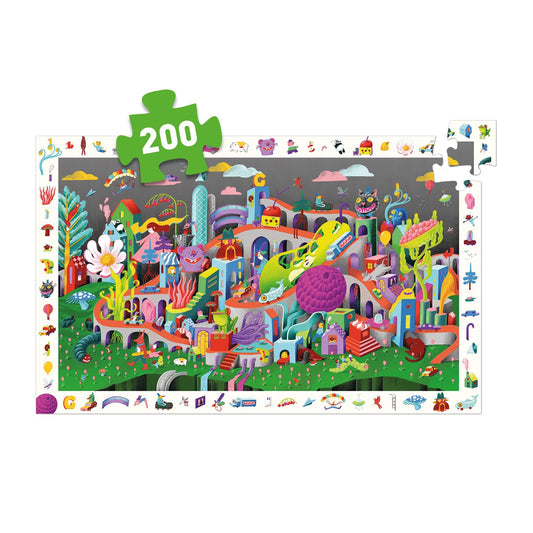 WIMMELBILD-PUZZLE CRAZY TOWN, 200 TEILE