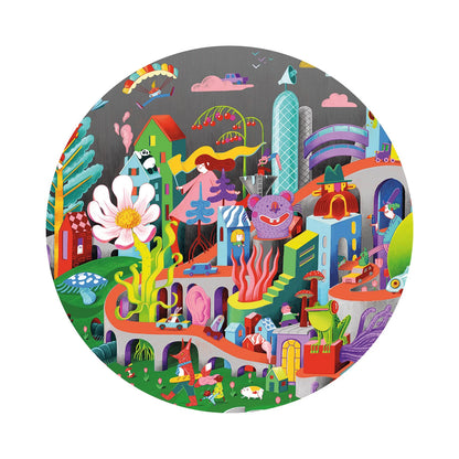 WIMMELBILD-PUZZLE CRAZY TOWN, 200 TEILE
