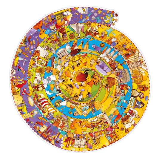 ZEITREISE PUZZLE, 350 TEILE (INKLUSIVE BEGLEITBUCH)